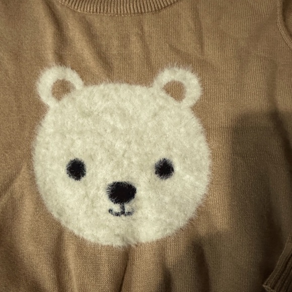Cartwheels Fuzzy Bear Sweater, sz 5, NWTS - Picture 2 of 4